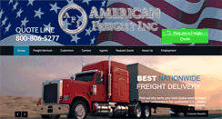 Desktop Screenshot of americanfreightinc.com